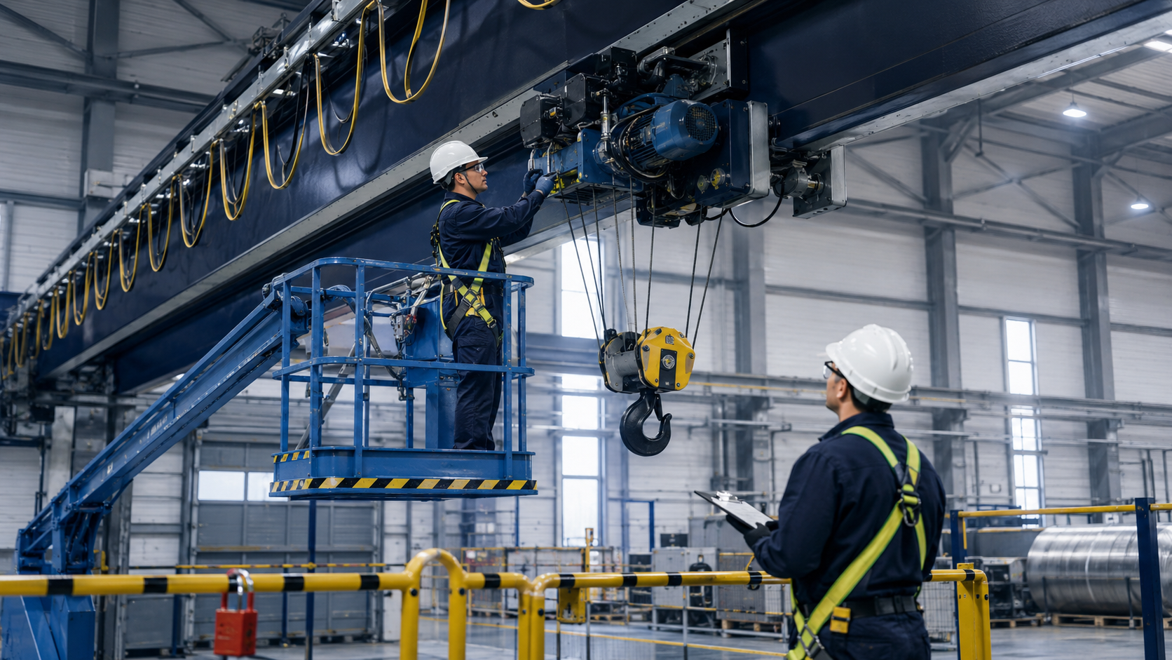 Mantenimiento industrial de Grúas viajeras