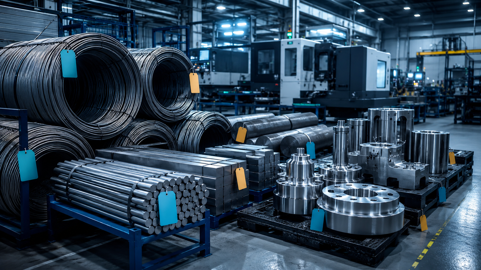 Fabricación especial de aceros, alambres y componentes industriales